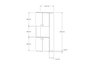Hanah Home Armario de cocina Efe - Walnut
